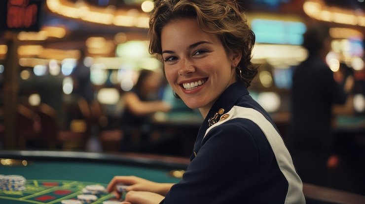 slotboom login live dealer studio broadcast setup with HD cameras and professional lighting